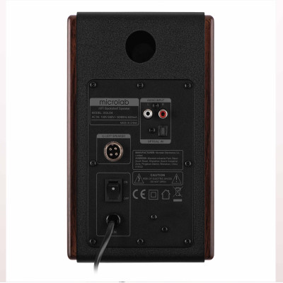 Акустическая система MICROLAB SOLO 4 2.0, 60w, mini-jack/bluetooth, коричневый
