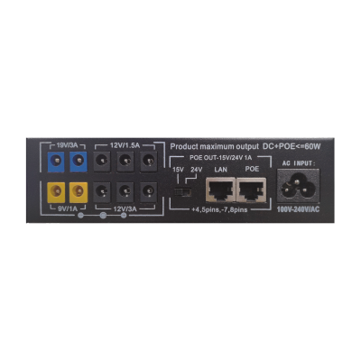 ИБП (источник бесперебойного питания) для роутеров/коммутаторов LP-460Pro POE-60W-5/9/12/19V 17600m