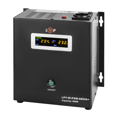 ИБП с правильной синусоидой 12V LPY-W-PSW-800VA+(560Вт)5A/15A