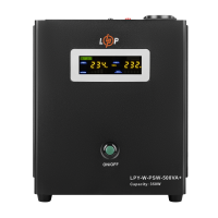ИБП с правильной синусоидой 12V LPY-W-PSW-500VA+(350Вт)5A/10A