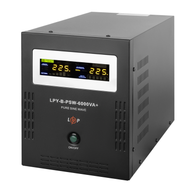 ДБЖ з правильною синусоїдою 48V LPY-B-PSW-6000VA+(4200Вт)10A/20A