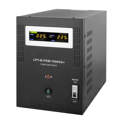 ДБЖ з правильною синусоїдою 48V LPY-B-PSW-7000VA+(5000Вт)10A/20A