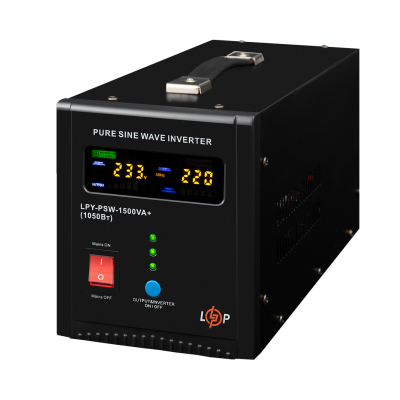 ДБЖ LogicPower LPY-PSW-1500VA+ (1050Вт) 10A/15A з правильною синусоїдою 24V