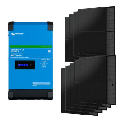 Victron Energy EasySolar-II GX 48/3000/35-32 + AIKO-A445-MAH54Mb Система автономного питания однофазная