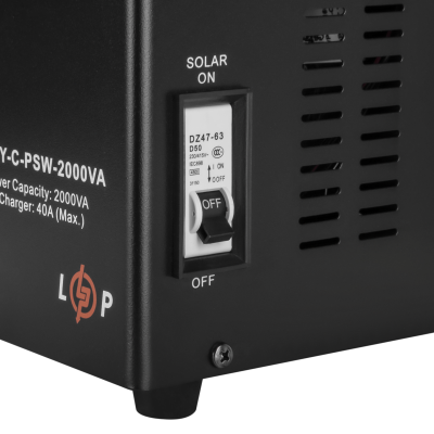 Солнечный инвертор (ИБП) LogicPower LPY-C-PSW-2000VA (1400W) MPPT24V
