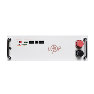 Акумулятор LP LiFePO4 51,2V - 100 Ah (5120Wh) (BMS JK 100A/50А) RM RS485/CAN WH Акумулятор LP LiFePO4 51,2V - 100 Ah (5120Wh) (BMS JK 100A/50А) RM RS485/CAN WH