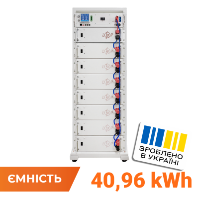 Аккумулятор LP LiFePO4 Battery HVM 409,6V 100Ah (40960 Wh) BMS 125А AB Lrack white Аккумулятор LP LiFePO4 Battery HVM 409,6V 100Ah (40960 Wh) BMS 125А AB Lrack white