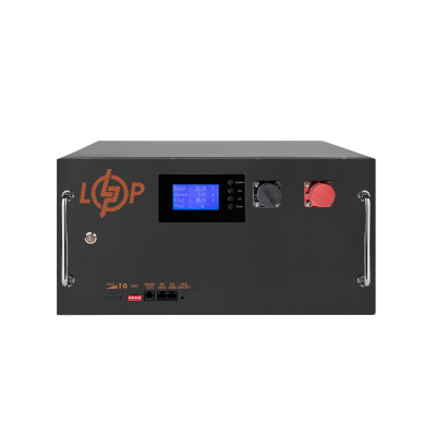 Аккумулятор LP LiFePO4 51,2V - 280 Ah (14336Wh) (BMS SP 200A/100А) RM RS485/CAN LCD BL