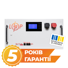 Акумулятор LP LiFePO4 51,2V - 280 Ah (14336Wh) (BMS SP 200A/100A) RM RS485/CAN LCD WH