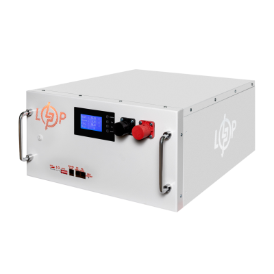Аккумулятор LP LiFePO4 51,2V - 280 Ah (14336Wh) (BMS SP 200A/100А) RM RS485/CAN LCD WH
