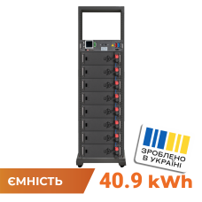 Аккумулятор LP LiFePO4 Battery HVM 409,6V 100Ah (40960 Wh) BMS 125А AB Lrack black