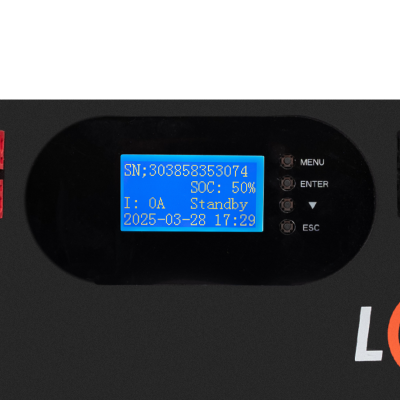 Акумулятор LP LiFePO4 51,2V - 120 Ah 6000Wh (Smart BMS 100A) з LCD RM AB RS485/CAN