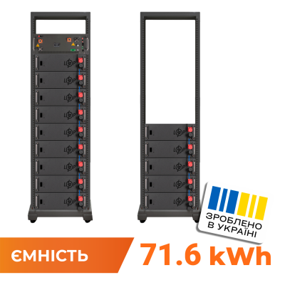 Аккумулятор LP LiFePO4 Battery HVM 716,8V 100Ah (71680 Wh) BMS 160А P AB Lrack black Аккумулятор LP LiFePO4 Battery HVM 716,8V 100Ah (71680 Wh) BMS 160А P AB Lrack black