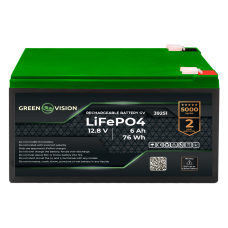 Аккумулятор GV LiFePО4 12,8V - 6Ah (76Wh)