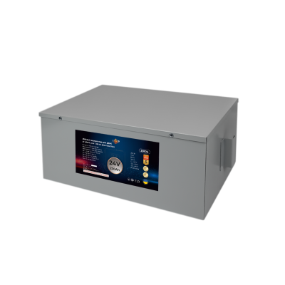 Аккумулятор LP LiFePO4 24V (25,6V) - 230 Ah (5888Wh) (BMS 150A/75A) металл для ИБП Аккумулятор LP LiFePO4 24V (25,6V) - 230 Ah (5888Wh) (BMS 150A/75A) металл для ИБП