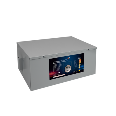 Аккумулятор LP LiFePO4 24V (25,6V) - 230 Ah (5888Wh) (BMS 150A/75A) металл для ИБП
