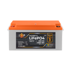 Аккумулятор LP LiFePO4 12,8V - 200 Ah (2560Wh) (BMS 150A/75А) пластик