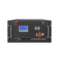 Акумулятор LP LiFePO4 48V (51,2V) - 230 Ah (11776Wh) (Smart BMS 200A) з LCD RM RS485/CAN