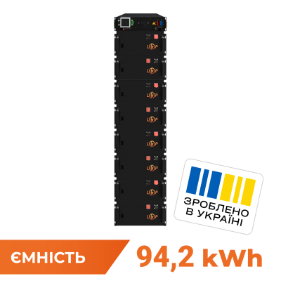 Високовольтний акумулятор LP LiFePO4 Battery HVM 409,6V 230Ah (94208 Wh) BMS 125А метал Високовольтний акумулятор LP LiFePO4 Battery HVM 409,6V 230Ah (94208 Wh) BMS 125А метал