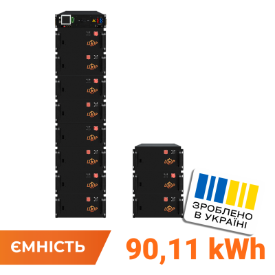 Високовольтний акумулятор LP LiFePO4 Battery HVM 563,2V 160Ah (90112 Wh) BMS 160А метал Високовольтний акумулятор LP LiFePO4 Battery HVM 563,2V 160Ah (90112 Wh) BMS 160А метал