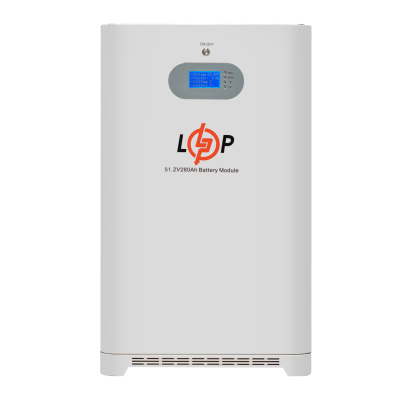 Акумулятор LP LiFePO4 51,2V - 280 Ah (14336 Wh) (Smart BMS 200A) з LCD AB RS485/CAN