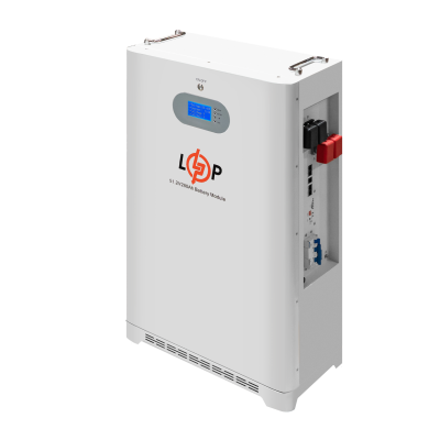 Акумулятор LP LiFePO4 51,2V - 280 Ah (14336 Wh) (Smart BMS 200A) з LCD AB RS485/CAN
