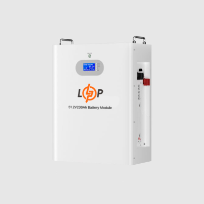 Акумулятор LP LiFePO4 51,2V - 230 Ah (11776Wh) (Smart BMS 200A) з LCD AB RS485/CAN
