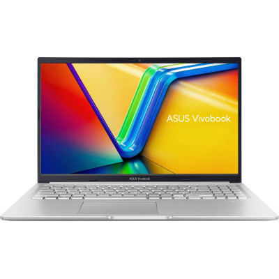Ноутбук ASUS Vivobook 15 X1502VA-BQ490 15.6" FHD IPS, Intel i7-13620H, 16GB, F512GB, UMA, NoOS, Серебристый