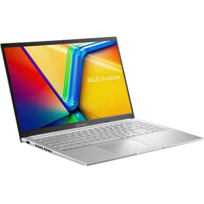 Ноутбук ASUS Vivobook 15 X1502VA-BQ490 15.6" FHD IPS, Intel i7-13620H, 16GB, F512GB, UMA, NoOS, Серебристый