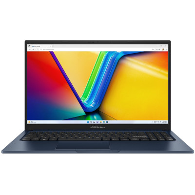 Ноутбук ASUS Vivobook 15 X1504VA-BQ3122 15.6" FHD IPS, Intel 5 120U, 16GB, F512GB, UMA, NoOS, Блакитний