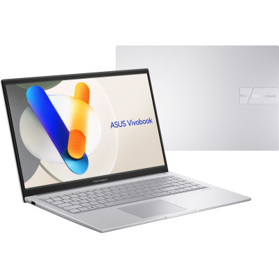 Ноутбук ASUS Vivobook 15 X1504VA-BQ2467 15.6" FHD IPS, Intel i3-1315U, 8GB, F512GB, UMA, NoOS, Серебристый