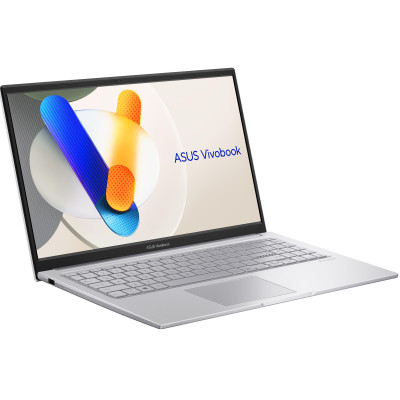 Ноутбук ASUS Vivobook 15 X1504VA-BQ2467 15.6" FHD IPS, Intel i3-1315U, 8GB, F512GB, UMA, NoOS, Серебристый