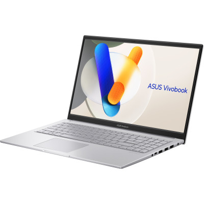 Ноутбук ASUS Vivobook 15 X1504VA-BQ2467 15.6" FHD IPS, Intel i3-1315U, 8GB, F512GB, UMA, NoOS, Серебристый