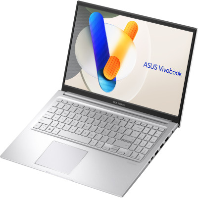 Ноутбук ASUS Vivobook 15 X1504VA-BQ2467 15.6" FHD IPS, Intel i3-1315U, 8GB, F512GB, UMA, NoOS, Серебристый