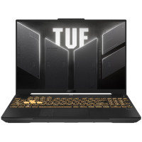 Ноутбук ASUS TUF Gaming F16 FX607VJ-RL066 16" WUXGA IPS, Intel 5 210H, 16GB, F1TB, NVD3050-4, NoOS, Чорний