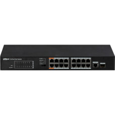 DH-PFS3117-16ET-135 16-портовый неуправляемый POE коммутатор