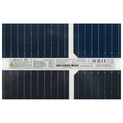 Солнечная панель JA Solar JAM54D40-420-MB-BF 420W двухсторонняя