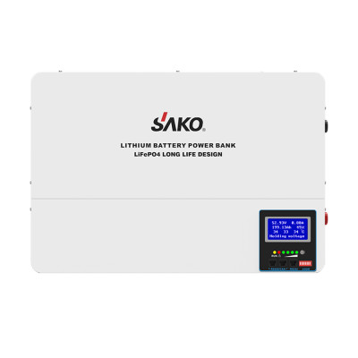 Аккумуляторная батарея литий-железо-фосфатная 100Аг 51.2В 5120Втг Sako SK-51.2V100Ah Li-Wall series LiFePo4 настенный монтаж