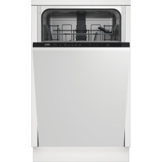 Посудомийна машина Beko вбудована, 10компл., A+++, 45см, білий