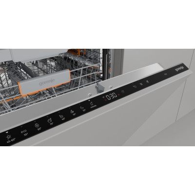 Посудомийна машина Gorenje вбудована, 16компл., A+++, 60см, інвертор, Wi-Fi, сенсорн.упр, 3і кошики, білий