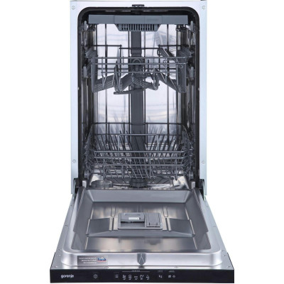 Посудомийна машина Gorenje вбудована, 11компл., A++, 45см, AquaStop, 3й кошик, білий