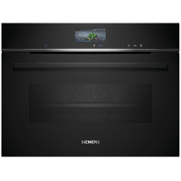Духова шафа Siemens електрична компактна, 47л, A+, дисплей, конвекція, чорний