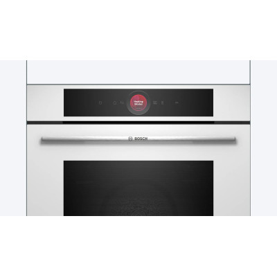 Духова шафа Bosch електрична, 71л, A+, дисплей, конвекція, піроліз, білий