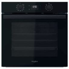 Духова шафа Whirlpool електрична, 71л, A+, дисплей, конвекція, телескопічні напрямні, чорний