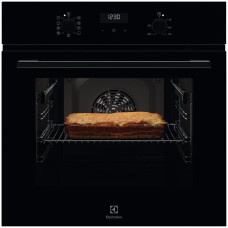 Духовой шкаф Electrolux электрический, 65л, A, дисплей, конвекция, телескопические направляющие, черный