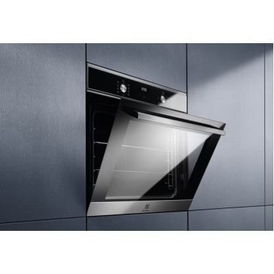 Духовой шкаф Electrolux электрический, 65л, A, дисплей, конвекция, черный
