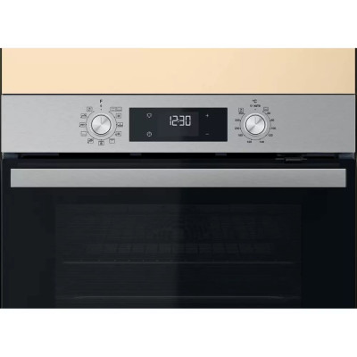 Духова шафа Whirlpool електрична, 71л, A+, дисплей, конвекція, телескопічні напрямні, нерж.