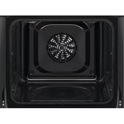 Духовой шкаф Electrolux электрический, 65л, A+, дисплей, конвекция, пиролиз, телескопические направляющие, черный