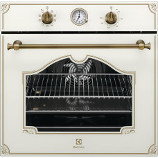 Духовой шкаф Electrolux электрический Rococo, 72л, A, конвекция, шампань
