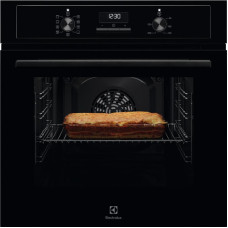 Духовой шкаф Electrolux электрический, 65л, A, дисплей, конвекция, черный